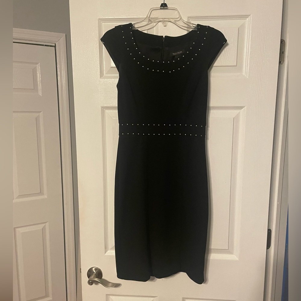 White House Black Market Studded Accent Dress